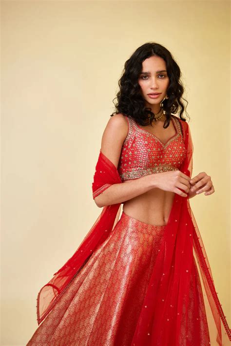 Red Sharara Set | Deval Store