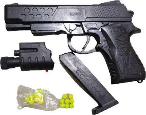 JMD Enterprises PUBG M2068AF Mouser Pistol Air Soft Gun with Laser ...