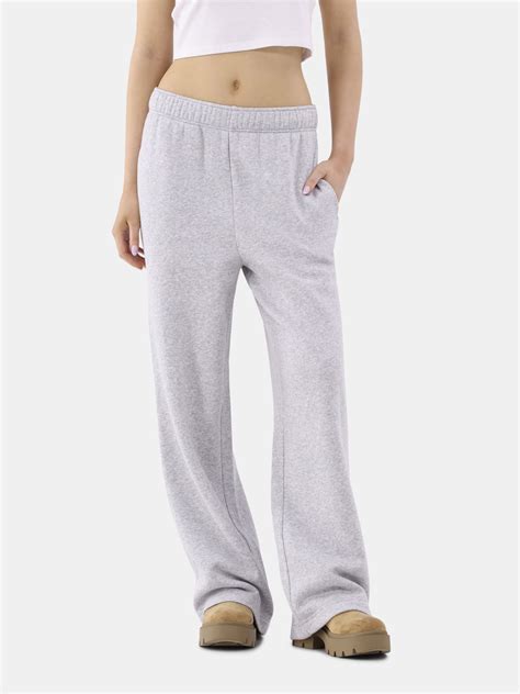 No Boundaries Wide Leg Sweatpants, Women's - Walmart.com