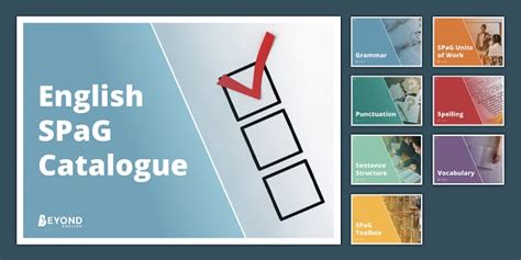 Beyond SPaG Resources Catalogue