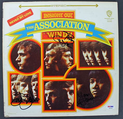 Lot Detail - The Association Group Signed "Inside Out" Album Cover (PSA ...