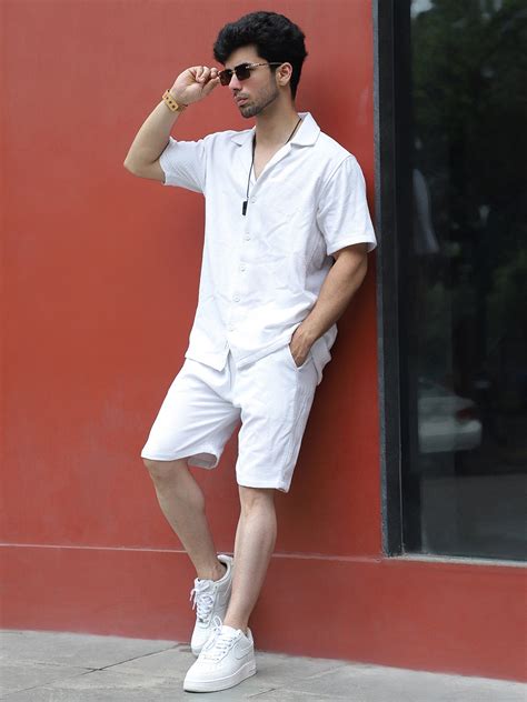 Minimalist Textured White Co-Ord Set – Jimmy Jordan