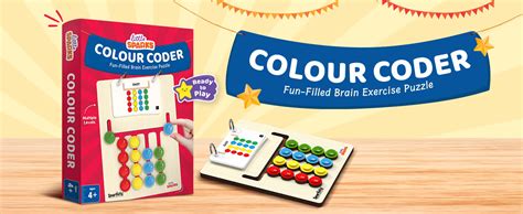 Smartivity Kids Montessori Slide Puzzle Game IColor & Pattern Matching ...