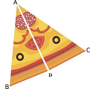 Application of median of a triangle — lesson. Mathematics CBSE, Class 7.