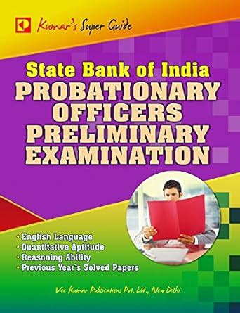 Buy SBI Probationary Officers Preliminary Examination Book Online at ...