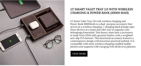 LT Smart-Technology Enhanced Luxurious Handcrafted Leather Accessories