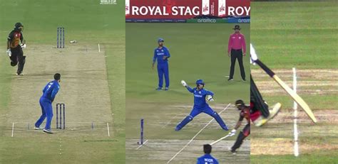 [Watch] PNG skipper Assad Vala run out by alert Rahmanullah Gurbaz in ...