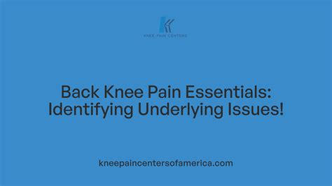Knee Pain Map