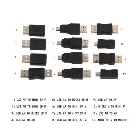 Buy Mini 5Pin ,Micro USB, USB 3.0 OTG Data Transfer Converter Adapter ...