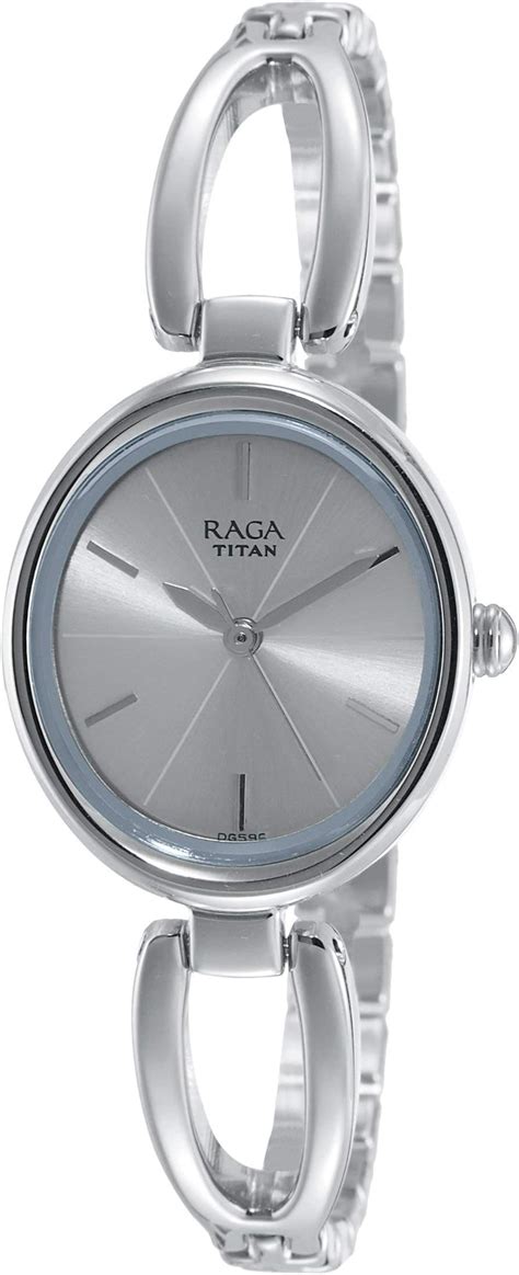 Titan Raga Viva analog Silver Dial Women's Watch NM2579SM01/NN2579SM01 ...