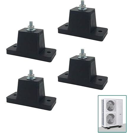 CLEAR STYLE Anti Vibration Pads, Rubber Pads Vibration Absorbing for AC ...