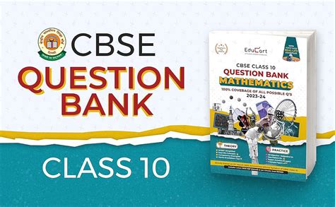 Educart CBSE Class 10 Mathematics Question Bank For 2024 Exam (NCERT ...