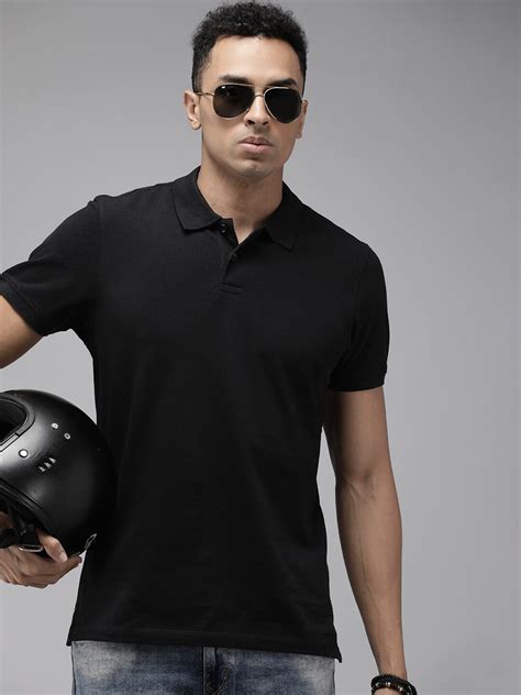 Roadster Solid Polo Collar T-shirt - Price History