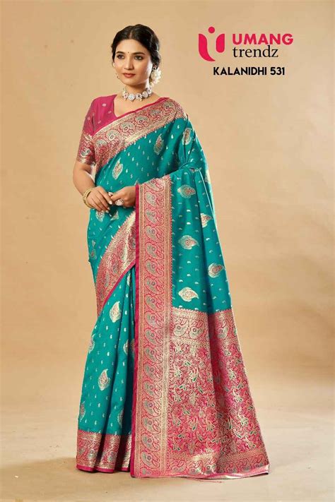 Umang Kalanidhi 531 Kota Lichi Silk Saree Collection