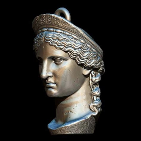 Exquisite Juno Ludovisi 3D Model Pendant