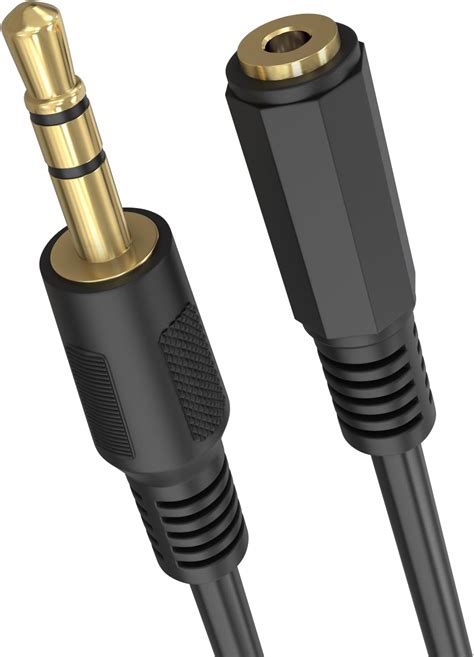Cmple 3.5mm 1/8"" Stereo Audio Aux Headphone Cable Extension Cord Male ...