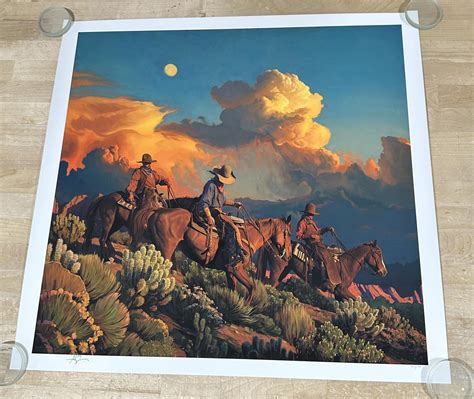 At Auction: Mark Maggiori, MARK MAGGIORI PRINT SUPERSTITION LAND OF THORN
