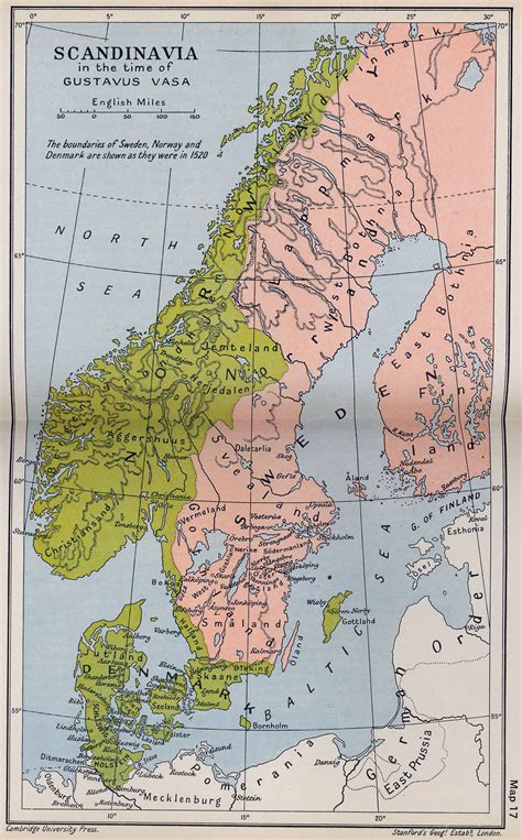 Large old map of Scandinavia – 1523 | Vidiani.com | Maps of all ...