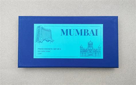 Buy Mumbai | CSMT and BSE-Dalal Street | Fridge Magnets City Souvenir ...