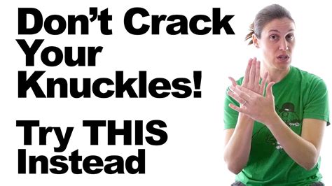 Don't Crack Your Knuckles! Try these Finger Exercises & Stretches ...