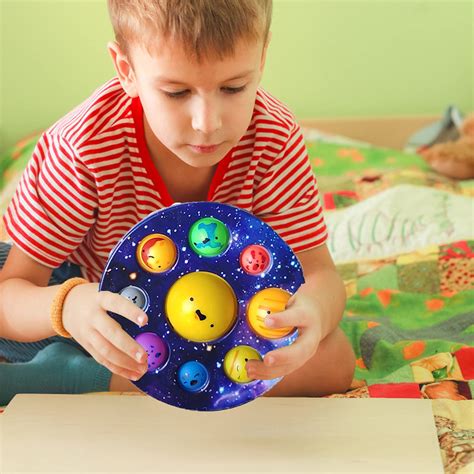 Kluyuexin Planet Simple Dimple Fidget Popper, Planets for Kids Solar ...