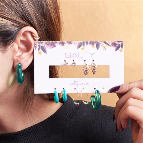 Set Of 5 Trendsetting Earrings Set | Salty – Salty Accessories