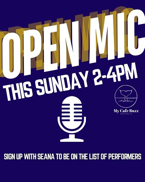 Open mic! , 325 West High Street, Bellefonte, PA, 23 November 2025 ...