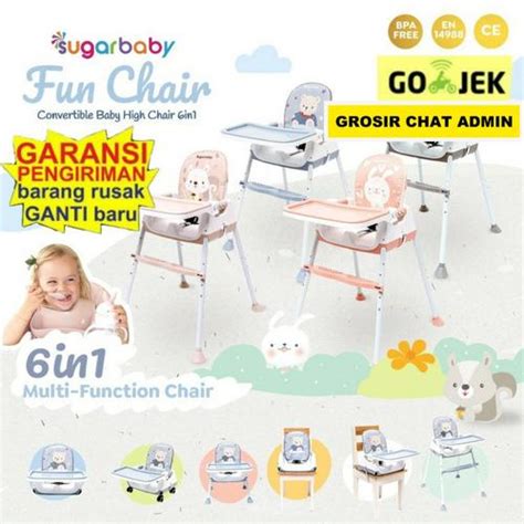 Jual Sugarbaby Fun Chair (Convertible Baby High Chair 6in1)Kursi Makan ...