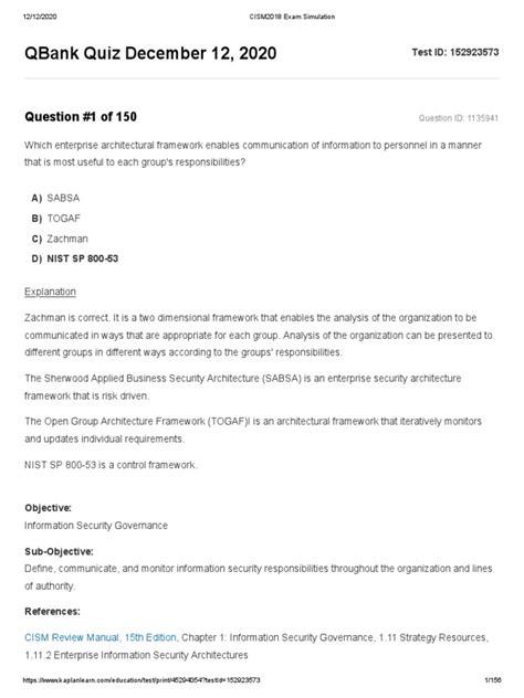 CISM Exam Sample Question 的图像结果