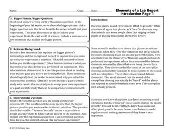 Image result for How to Write An Introduction for a Lab Report