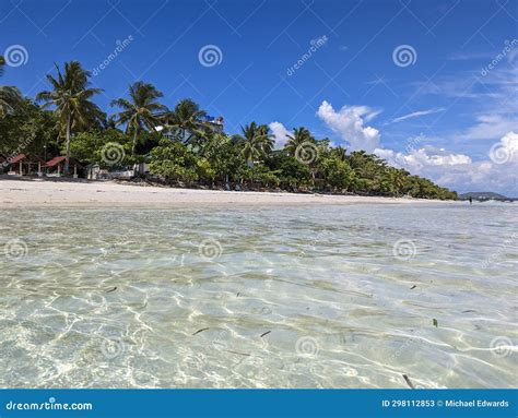 Low Angle View of Dumaluan Beach in Panglao Island, Bohol, Philippines ...