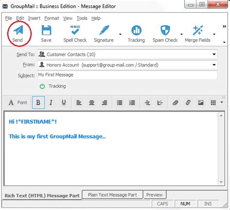 Image result for How to Send Message in Email