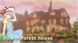 Image result for Flower Forest House Tutorial Minecraft