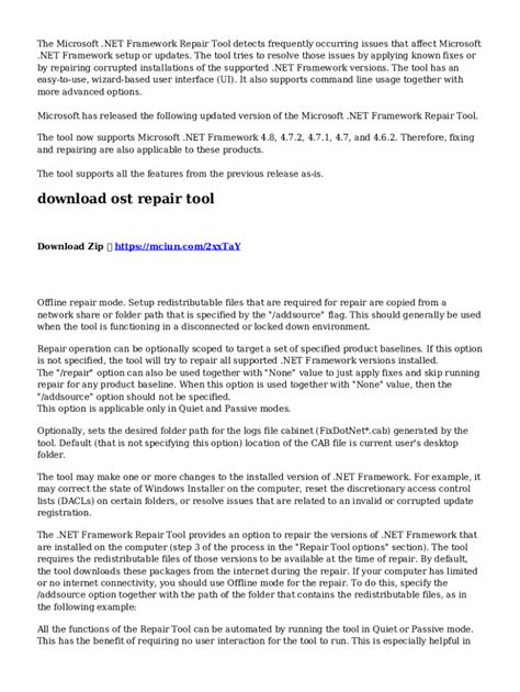 Image result for Net Framework Repair Tool