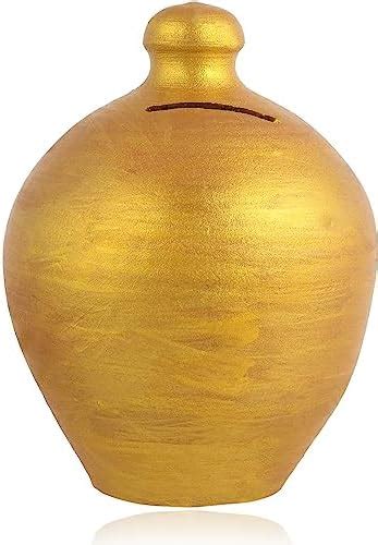 Creative Handmade Clay Gullak Coin Bank Toy Showpiece for Gift Kids ...