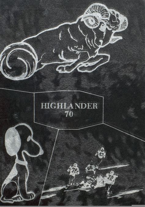 1970 yearbook from Highland High School from Pocatello, Idaho for sale