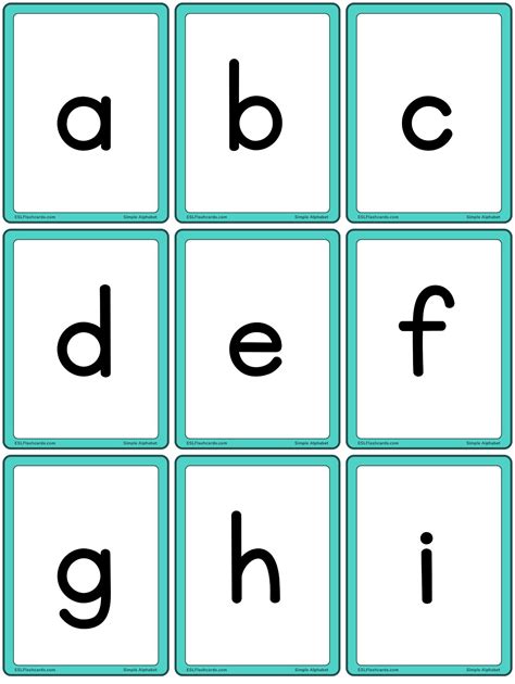 Free Printable Alphabet Flash Cards - FREE Printable A-Z