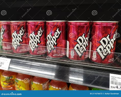 Shah Alam, Malaysia - 7 May 2021 : New Mini Dr Pepper Carbonated ...
