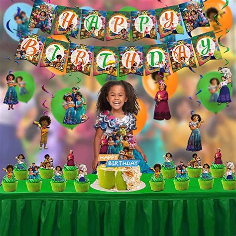 Buy Encanto Birthday Party Supplies Decorations for Girls Boys Kids ...