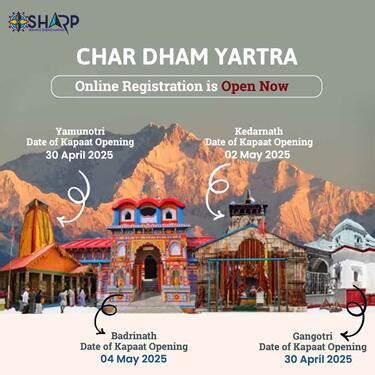 Book Now Your Char Dham Yatra Package With Sharp Travels - Tour ...