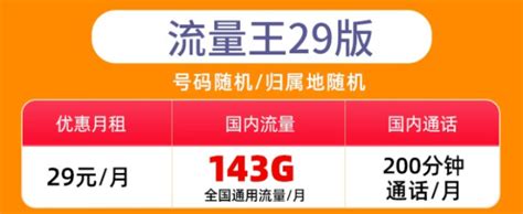重庆地区可发 联通29元无限流量卡143G套餐介绍 通用纯流量卡【流量卡中心】