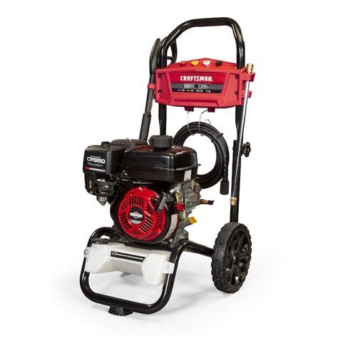 CRAFTSMAN 3000 PSI 2.3-GPMs Cold Water Gas Pressure Washer with 4 Spray ...