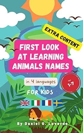 First Look At Learning Animals Names for kids: Animals, Languages ...