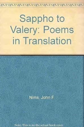 Buy Sappho to Valery – Poems in Translation Book Online at Low Prices ...