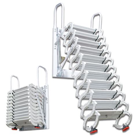 Attic Steps Pull Down 12 Steps Attic Stairs Alloy Attic | Desertcart INDIA