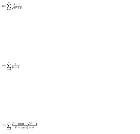 Image result for Direct Comparison Test Examples