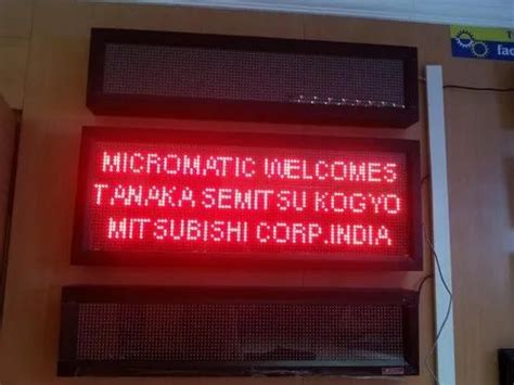 LED Message Display Boards - Jumbo Message LED Display Board ...