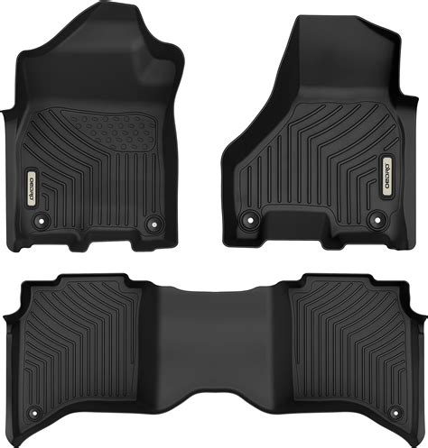 Amazon.com: Mopar Ram 1500 2500 3500 4500/5500 Black All Weather Floor ...