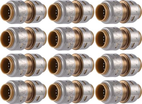Amazon.com: SharkBite Max 1/2 Inch Coupling, Pack of 12, Push to ...