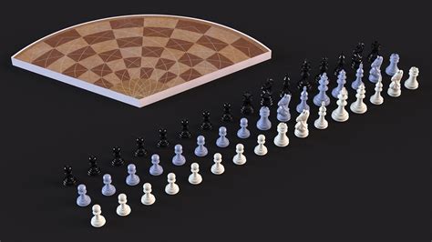 3D Model Three Player Chess Set Folded - TurboSquid 2068562